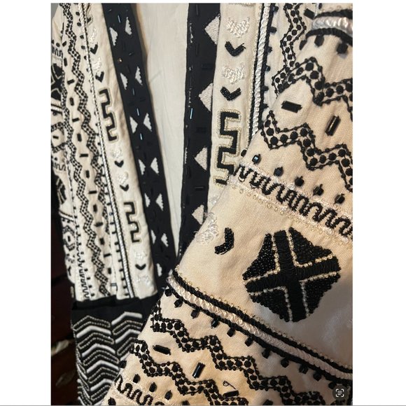 H&M Black & White Beaded Jacket - Picture 5 of 5
